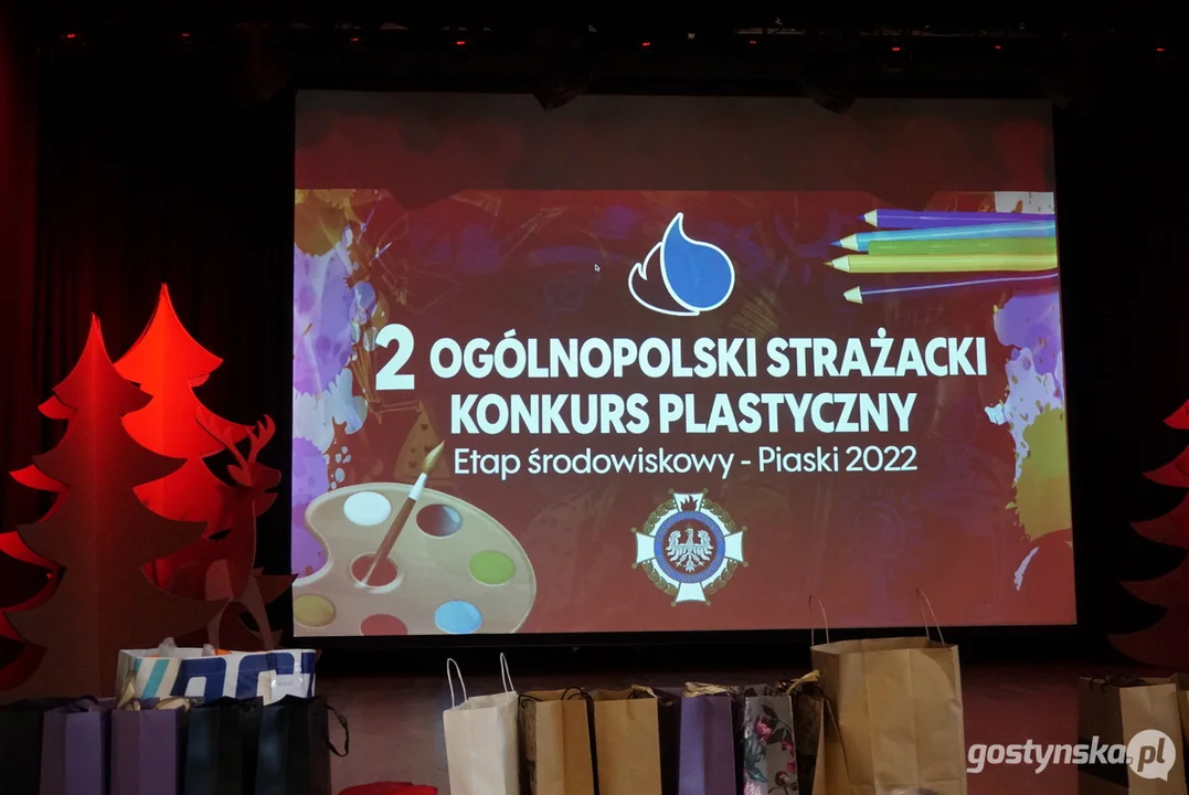 Strażacki konkurs plastyczny w powiecie gostyńskim, etap środowiskowy