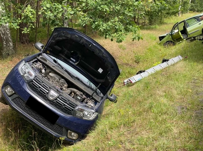 Zderzenie trzech samochodów w powiecie milickim