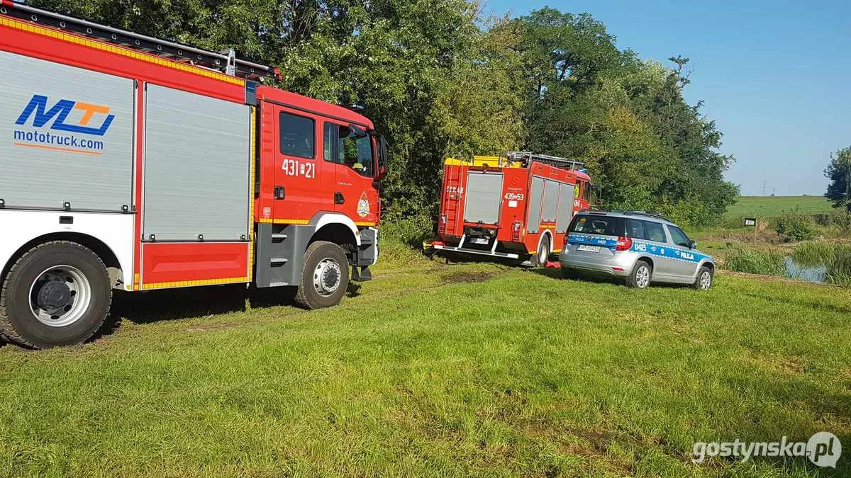 W Ciołkowie trwa akcja policji i straży