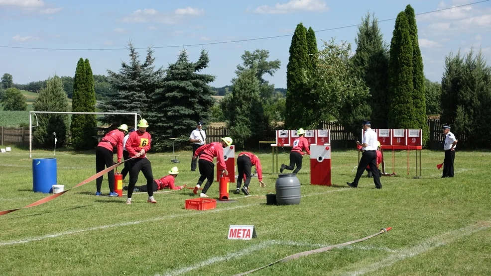 Zawody strażackie w Rokutowie