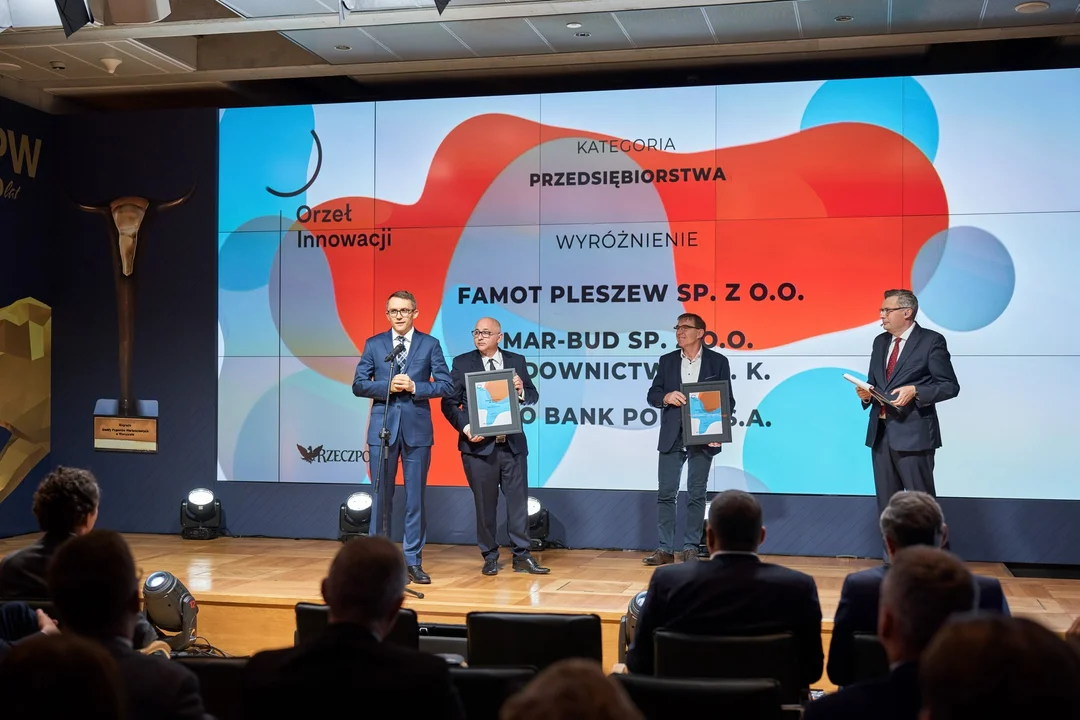 Pleszewski Famot wyróżniony podczas gali wręczania nagród Orzeł Innowacji „Rzeczpospolitej”