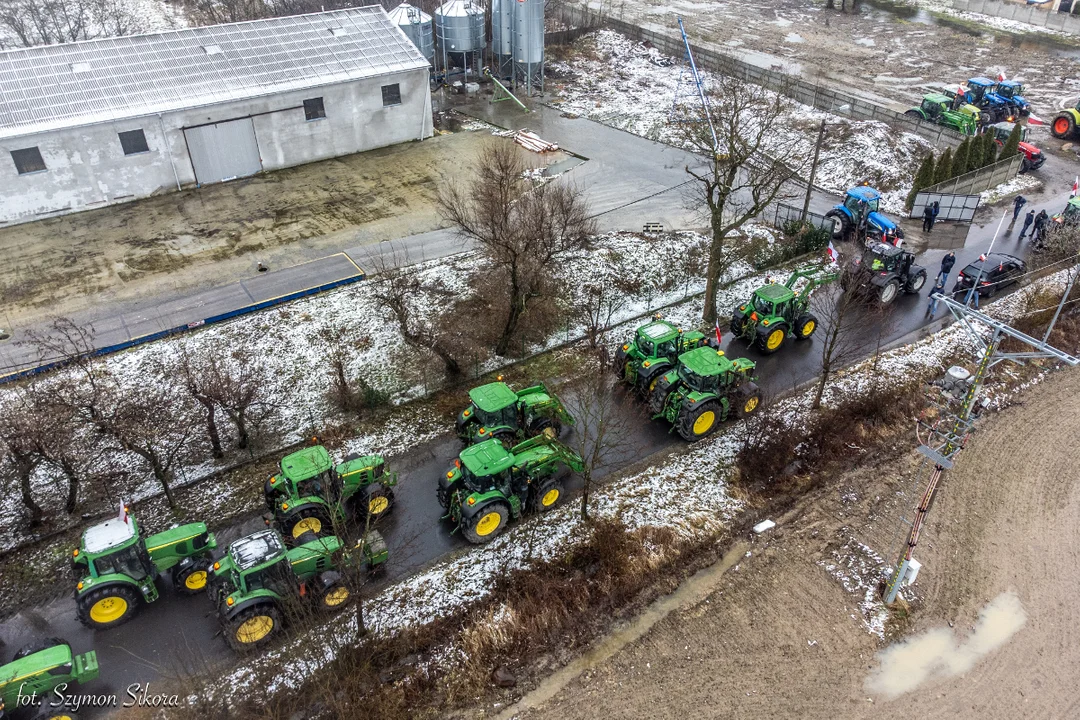 Protest rolników w powiecie krotoszyńskim