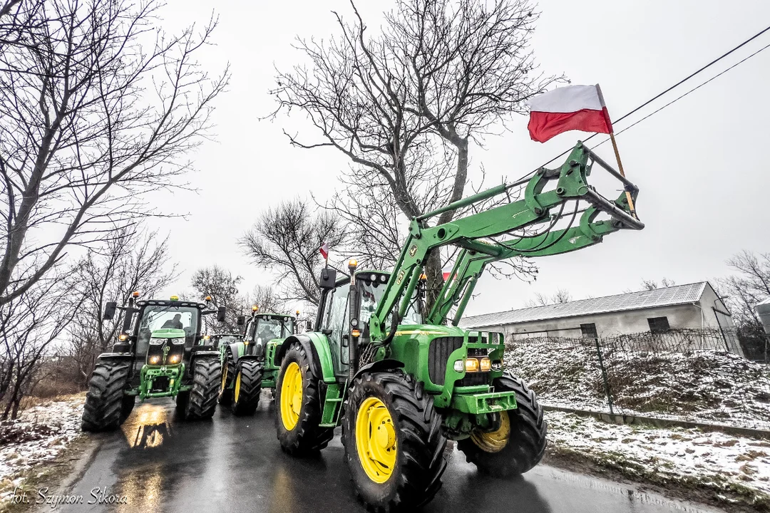 Protest rolników w powiecie krotoszyńskim