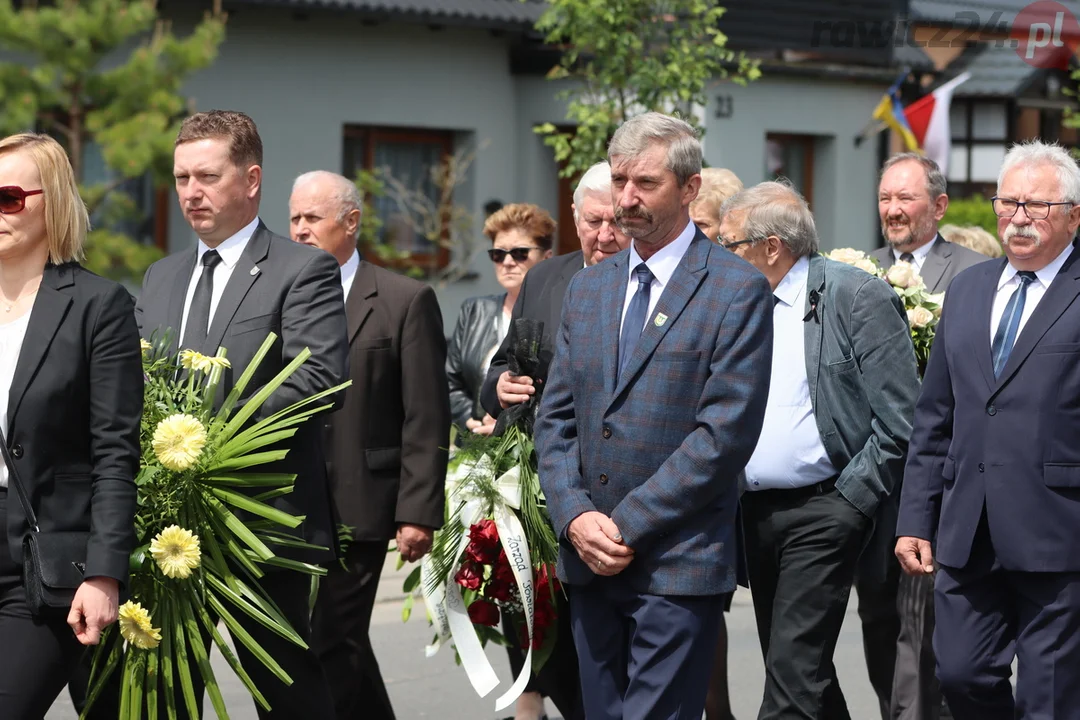 Delegacje na ceremonii pogrzebowej śp. Kazimierza Chudego