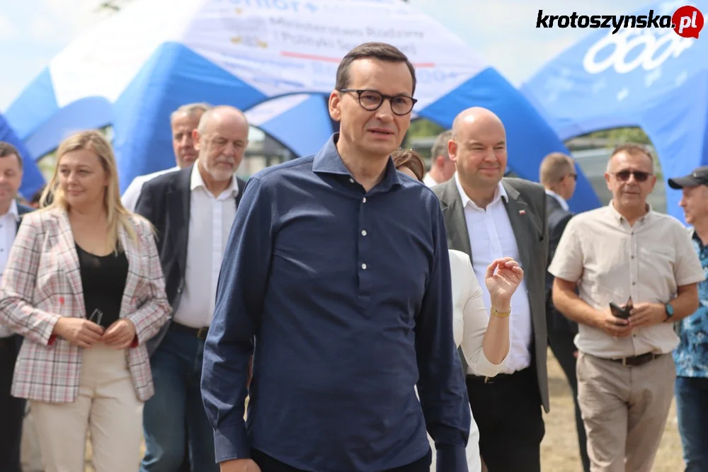 Mateusz Morawiecki w Krotoszynie. Piknik 800+