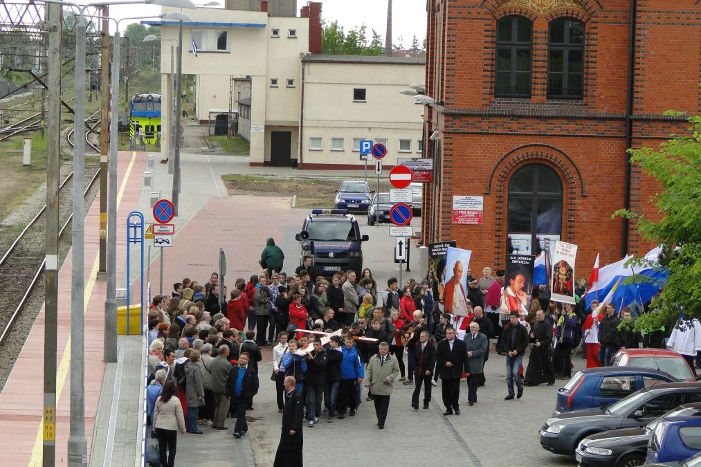 Symbole Światowych Dni Młodzieży w Jarocinie (2014)