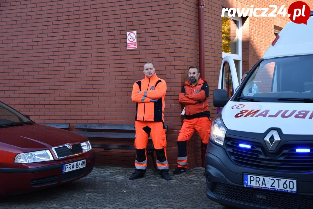 Ćwiczenia służb w Sarnowie i Rawiczu