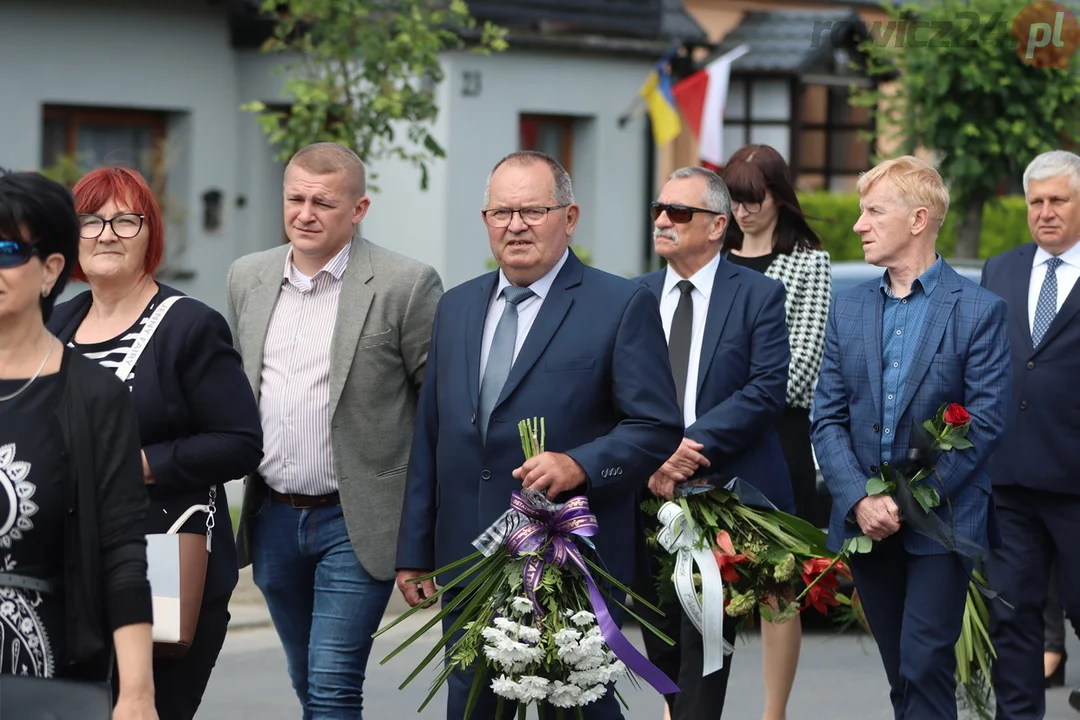 Delegacje na ceremonii pogrzebowej śp. Kazimierza Chudego