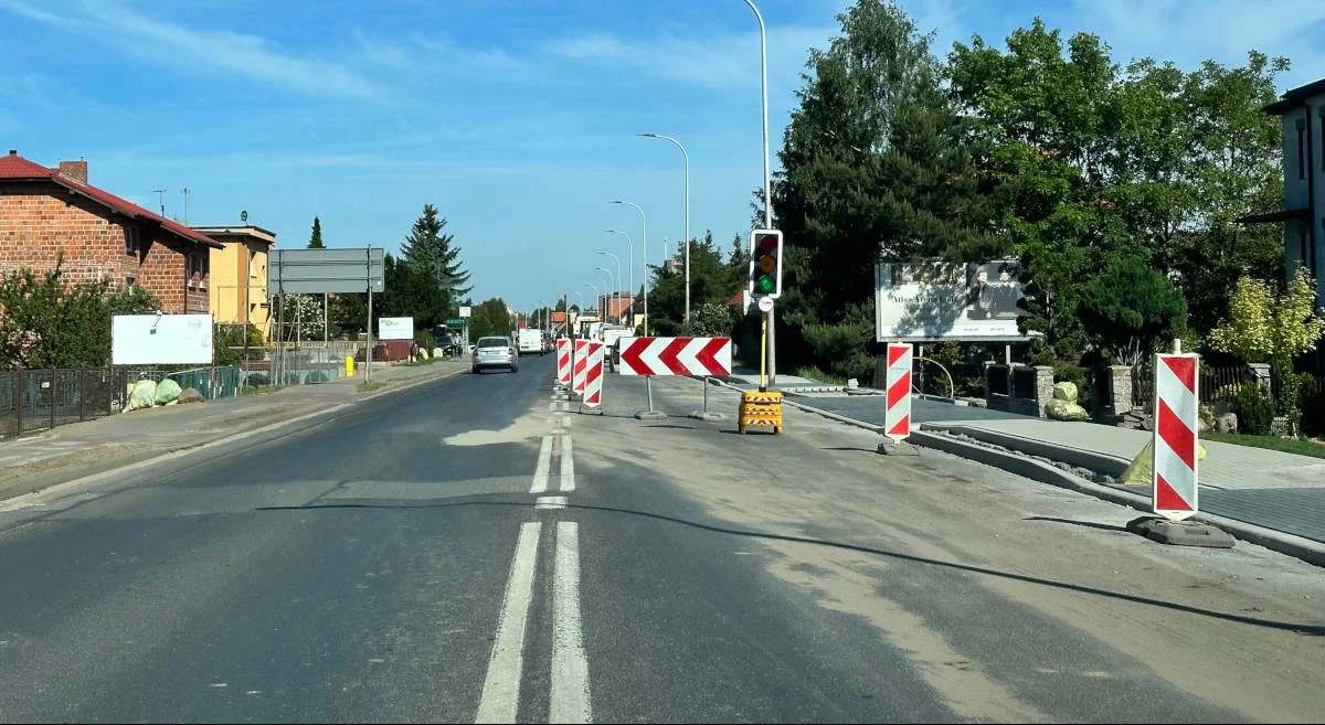 Remont ulicy Wojska Polskiego i Poznańskiej w Jarocinie