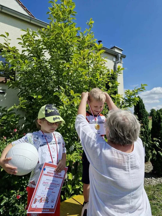 Przedszkolaki z Mieszkowa w akcji „Sprintem do maratonu”