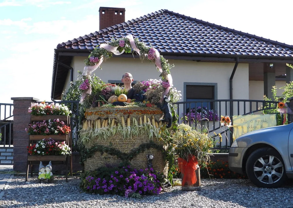 Witacze dożynkowe w Wycisłowie (gm. Borek Wlkp.)