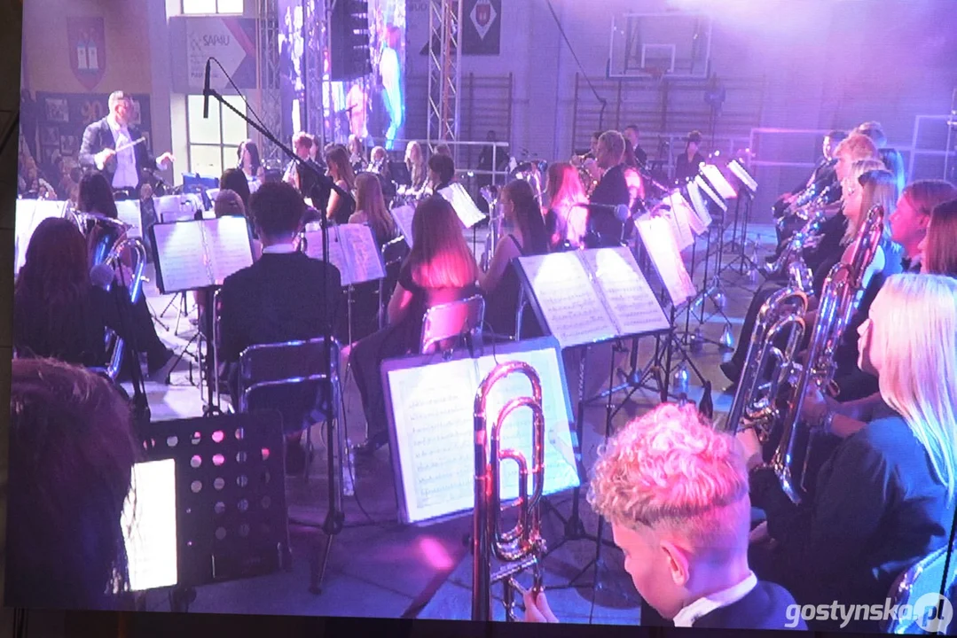 Koncert jubileuszowy Dziecięco-Młodzieżowej Orkiestry Dętej w Poniecu