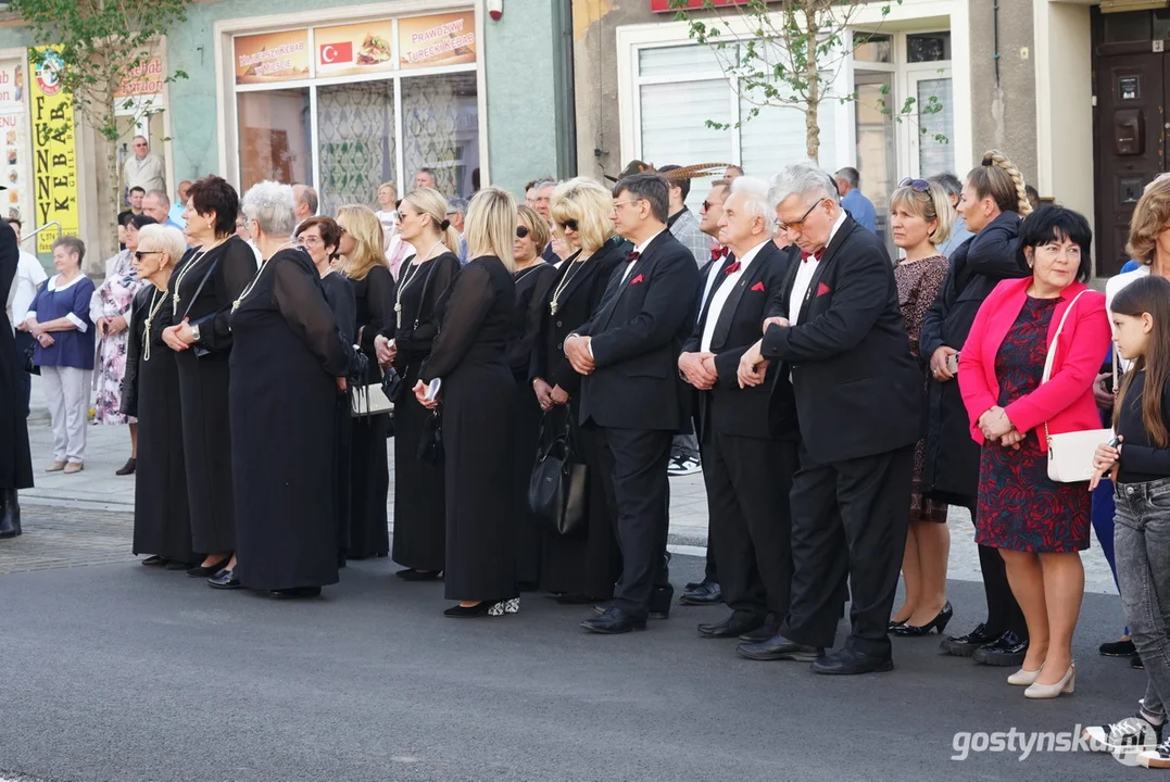 Poświęcenie figury Św. Jana Nepomucena w Krobi