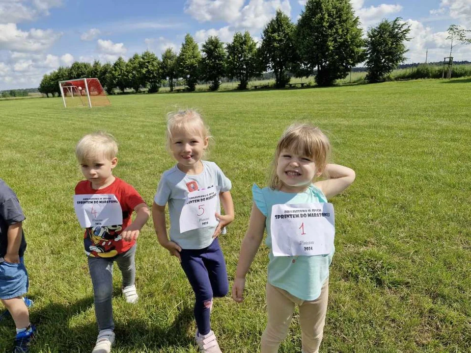 Przedszkolaki z Mieszkowa w akcji „Sprintem do maratonu”