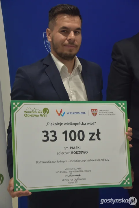 Wręczenie dofinansowań w ramach XV edycji konkursu "Pięknieje wielkopolska wieś" w Pępowie