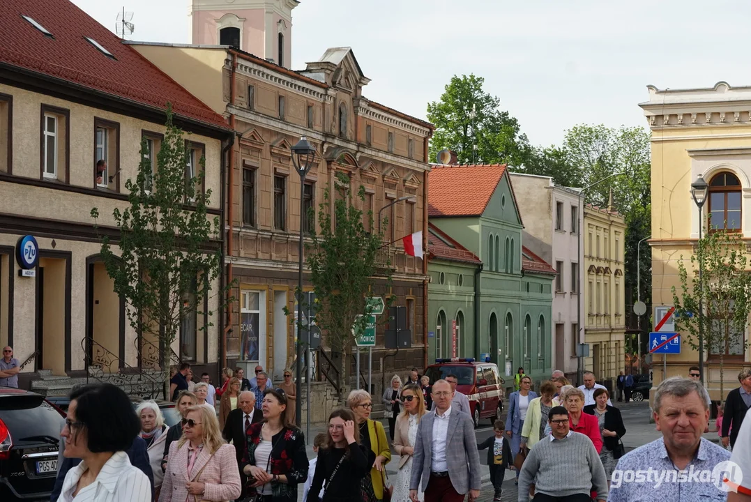 Poświęcenie figury Św. Jana Nepomucena w Krobi