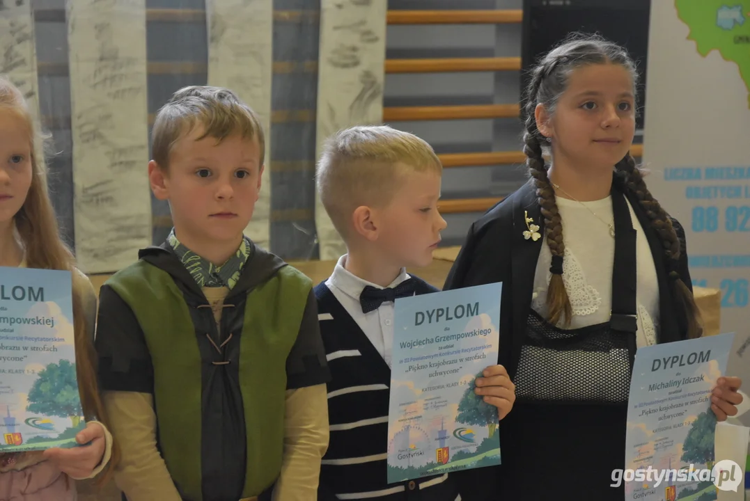 III Powiatowy Konkurs Recytatorski w Skoraszewicach 2025 "Piękno krajobrazu w strofach uchwycone"
