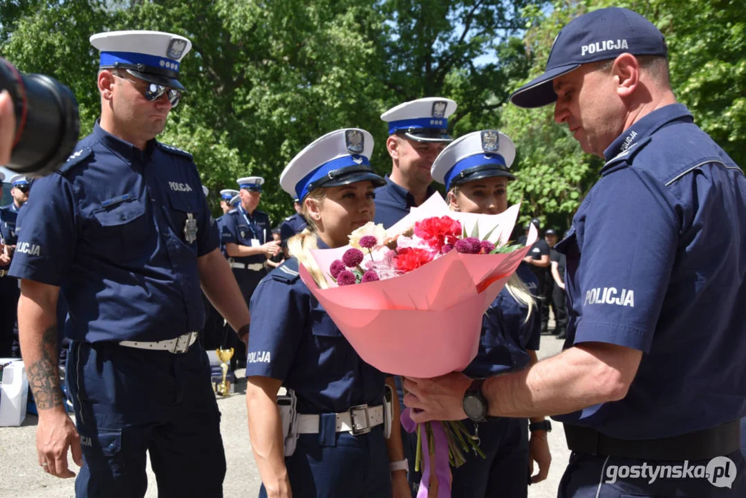 Podsumowanie 34. Konkursu "Policjant Ruchu Drogowego 2024" - finał  wojewódzki w Gostyniu