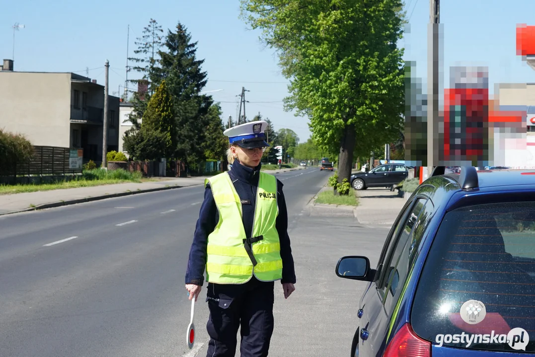 Akcja informacyjno- prewencyjna w Krobi