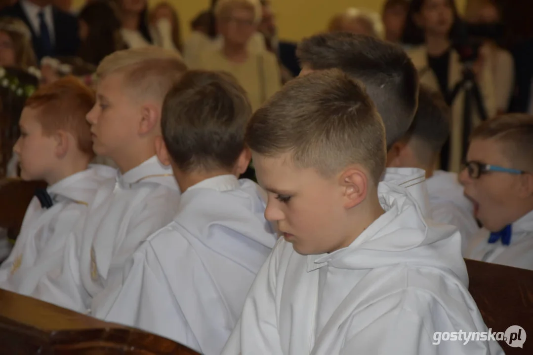 Uroczystość Pierwszej Komunii Świętej w parafii farnej w Gostyniu