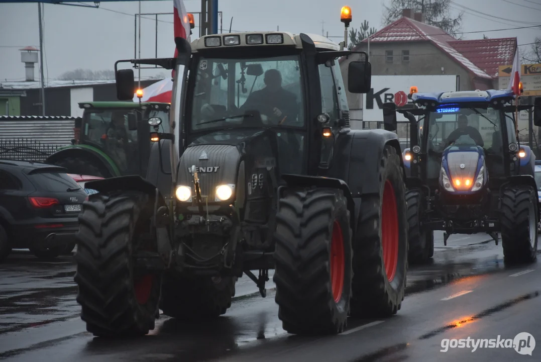 Protesty rolnicze w powiecie gostyńskim 2024