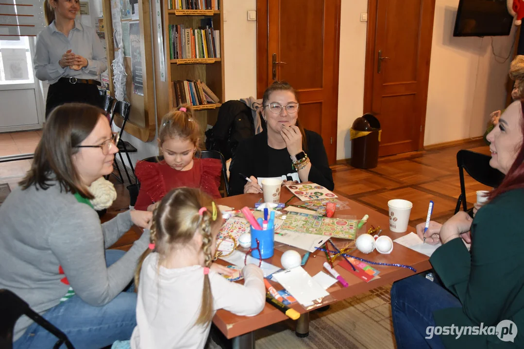 Niedziela w bibliotece w Gostyniu w świątecznym klimacie