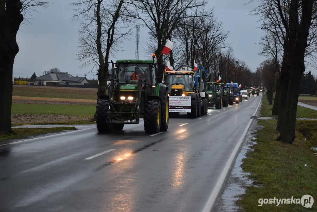 Drugi protest rolników z terenu powiatu gostyńskiego 2024