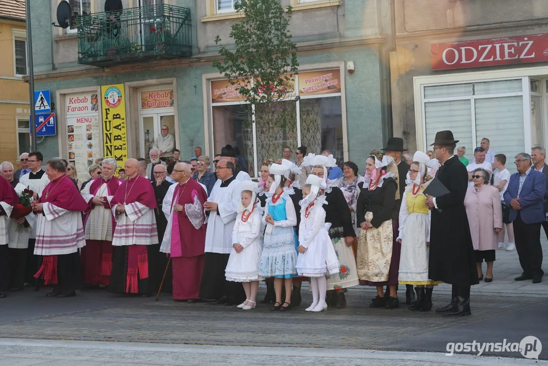 Poświęcenie figury Św. Jana Nepomucena w Krobi