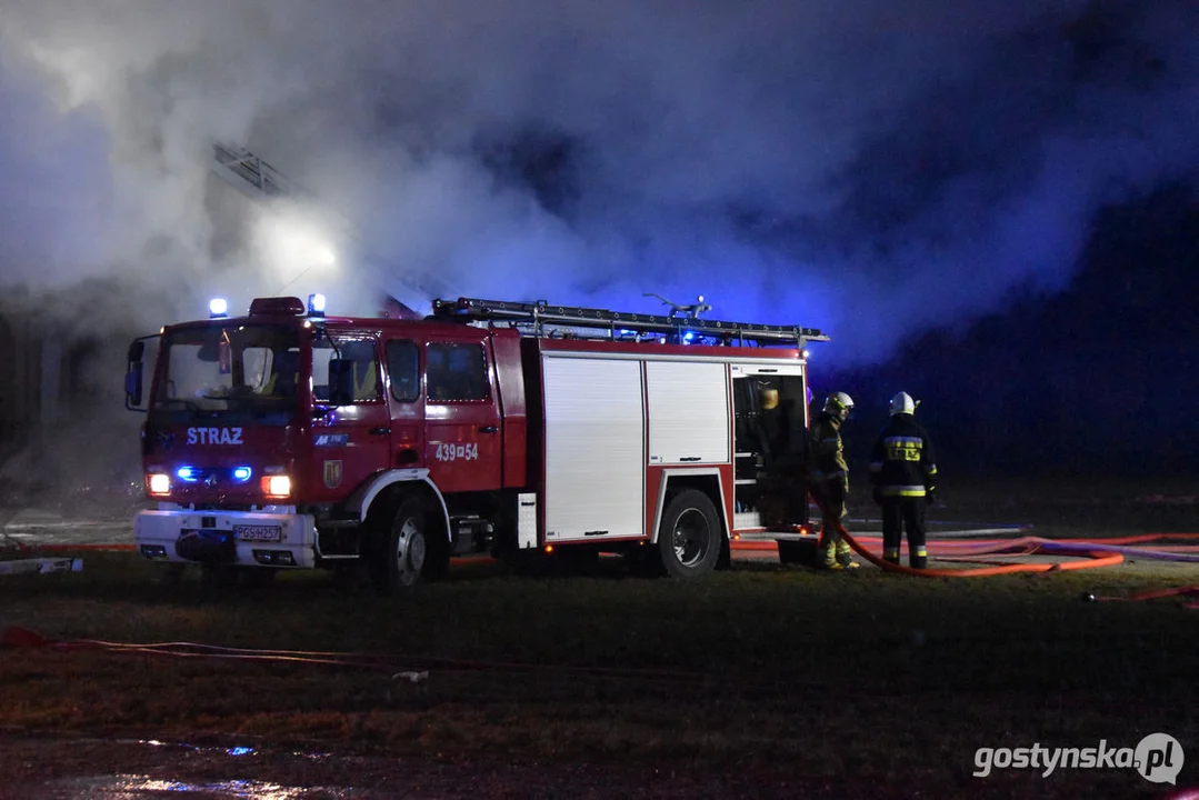 Pożar w pałacu w Pępowie