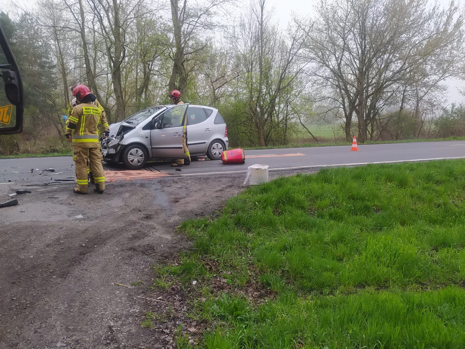 Wypadek na DK36 w powiecie górowskim