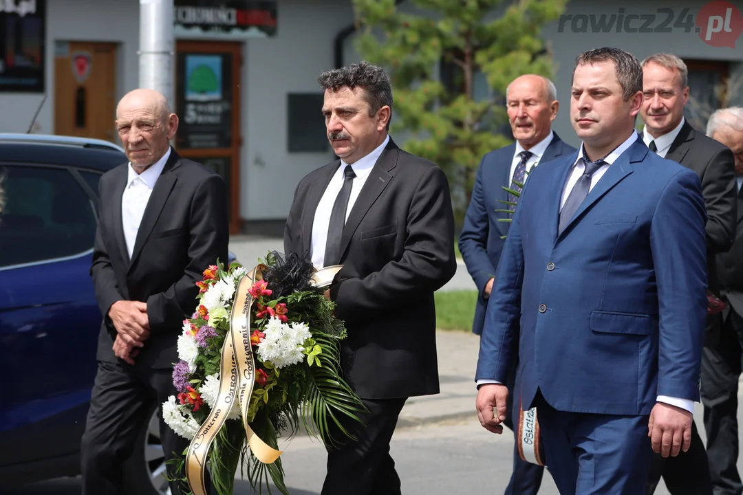 Delegacje na ceremonii pogrzebowej śp. Kazimierza Chudego