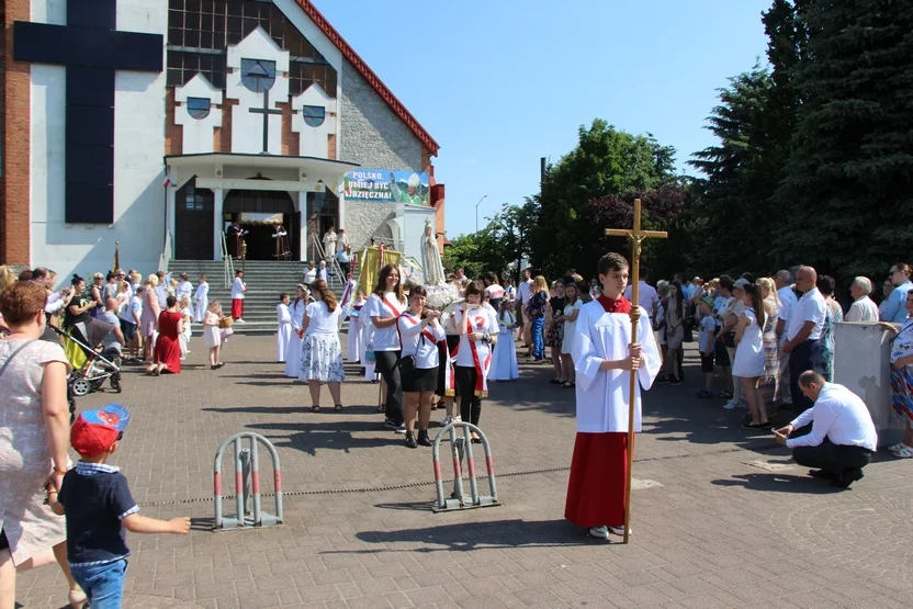 Procesja Bożego Ciała w parafii Św. Floriana