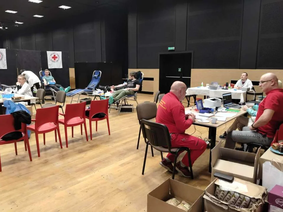 Akcja oddawania krwi „Piękna krew ratuje życie” w Jarocinie