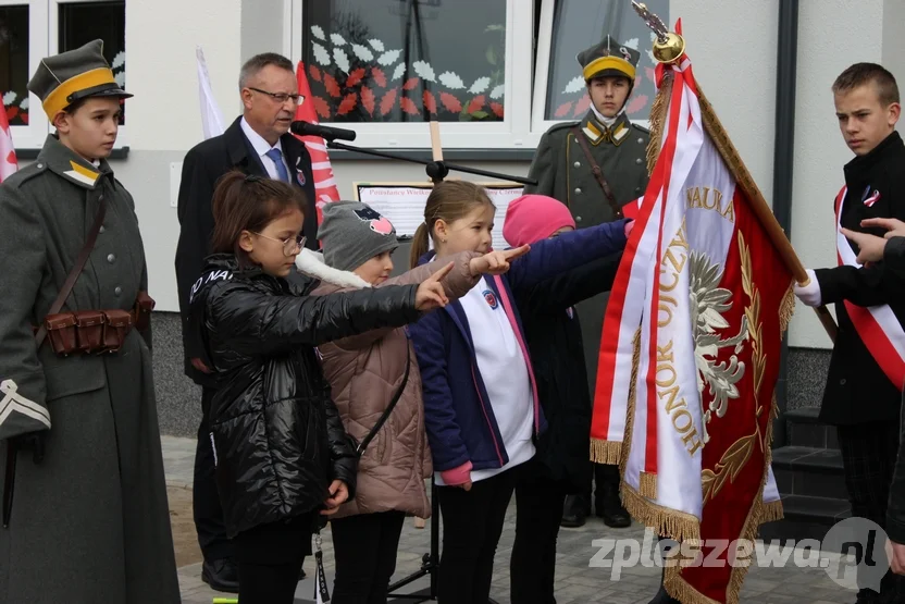 Nadanie imienia Powstańców Wielkopolskich Szkole Podstawowej w Żegocinie