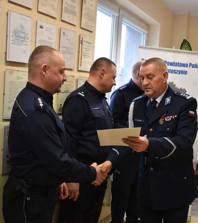 Krotoszyn. Policjanci przeszli na emeryturę