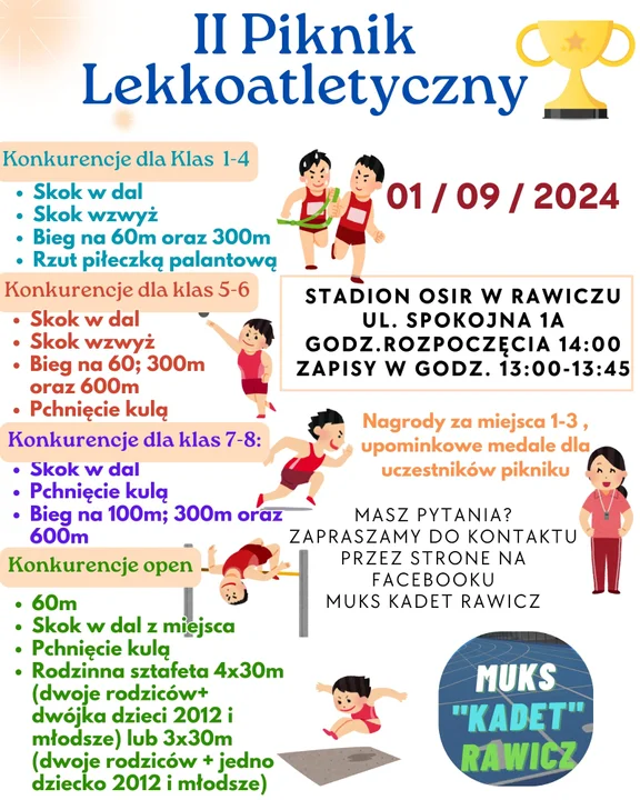 Imprezy w powiecie rawickim 30 sierpnia - 1 września