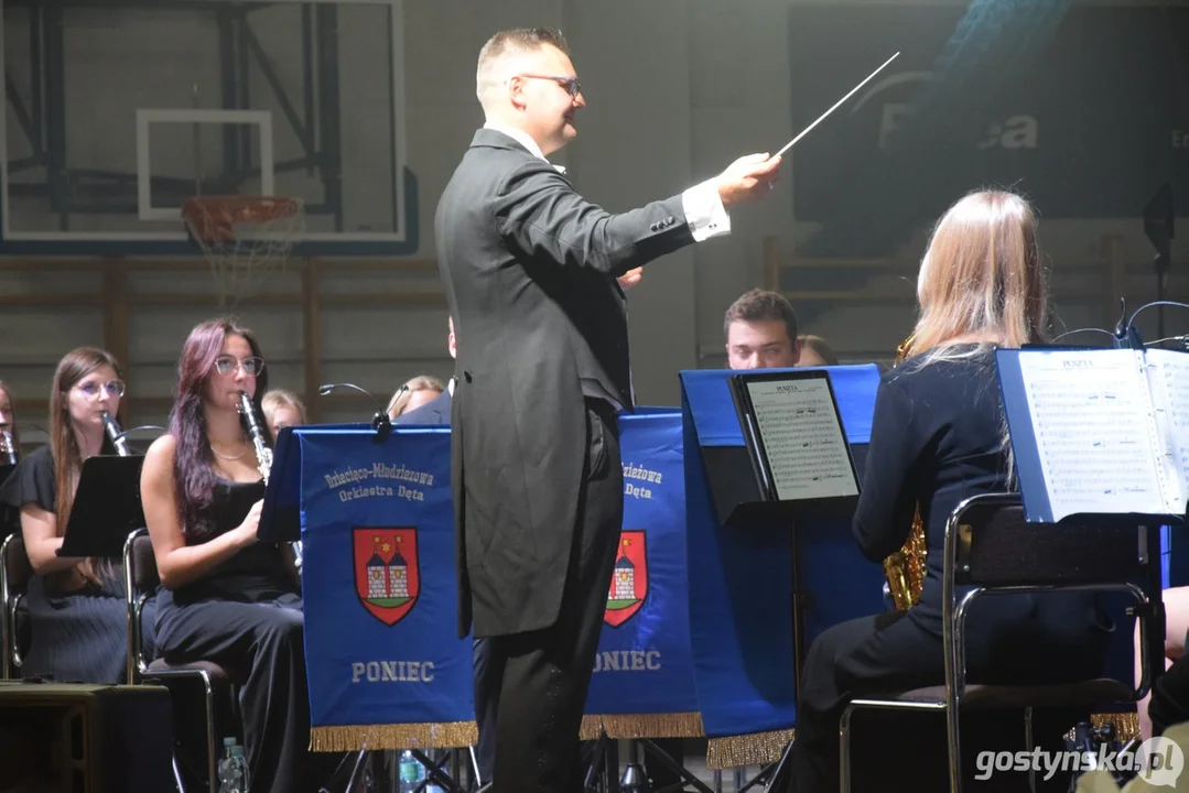 Koncert jubileuszowy Dziecięco-Młodzieżowej Orkiestry Dętej w Poniecu