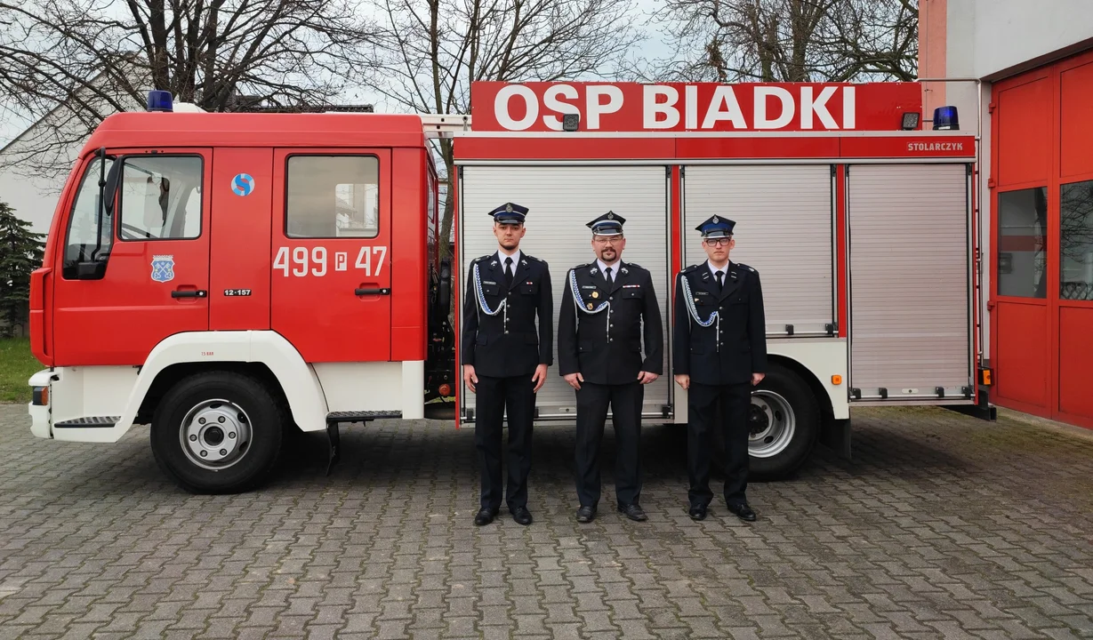 Biadki. Darian Paszek nie jest już prezesem OSP. Kto go zastąpił? [ZDJĘCIA] - Zdjęcie główne