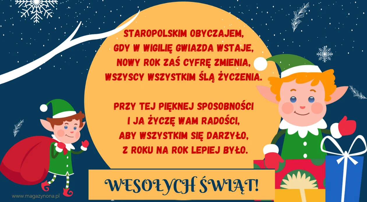 Życzenia na Boże Narodzenie oraz Nowy Rok 2023