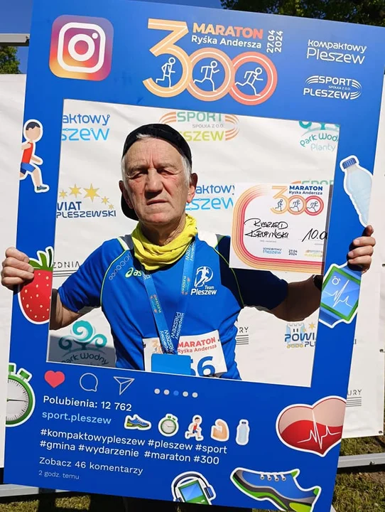 Ryszard Andersz przebiegł swój 300. maraton