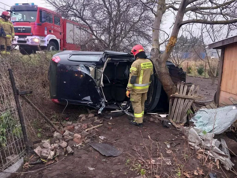 Wypadek w Chwaliszewie w gminie Krotoszyn