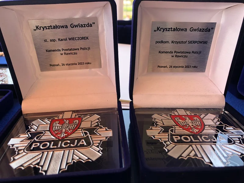 Kryształowe Gwiazdy dla rawickich policjantów