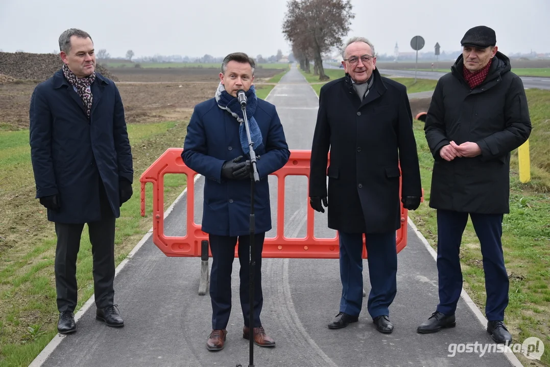 Otwarcie ścieżki pieszo-rowerowej Krobia-Żychlewo i Krobia-Kuczyna