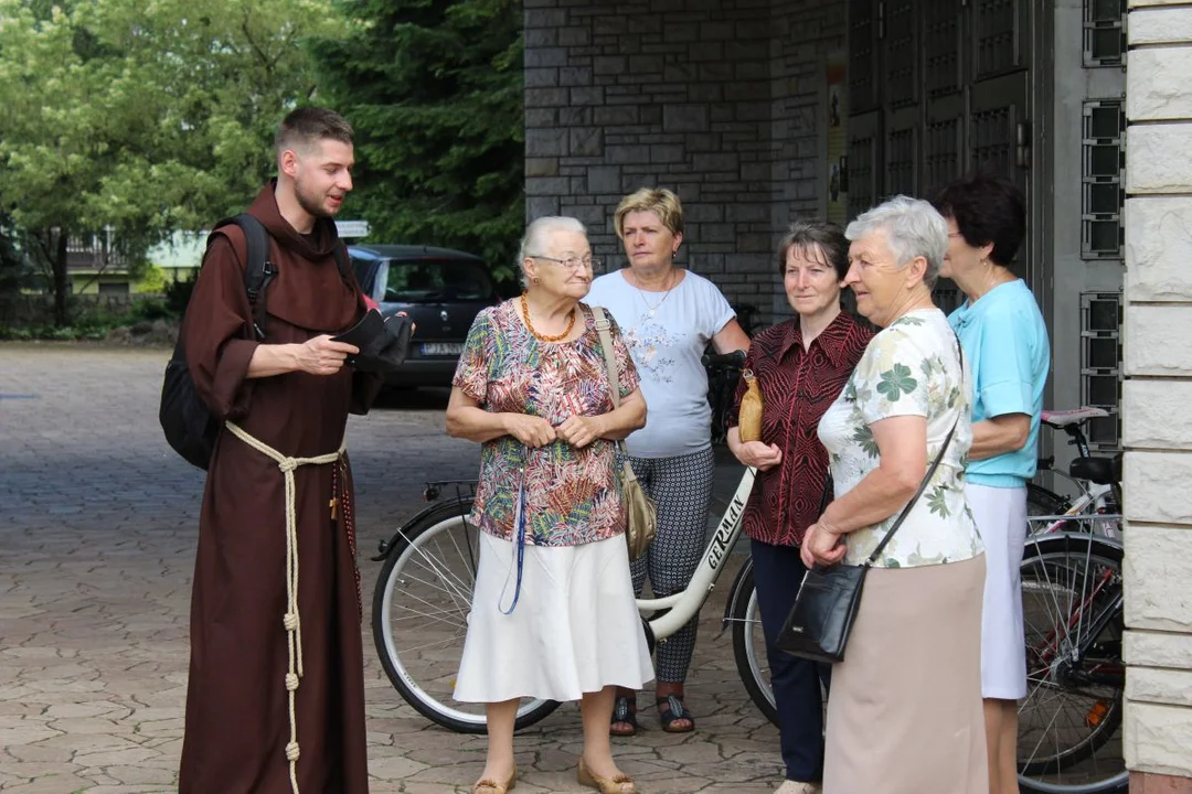 Pielgrzymka z harcerzami z hufca ZHP Jarocin do sanktuarium Maryjnego w Borku Wlkp.