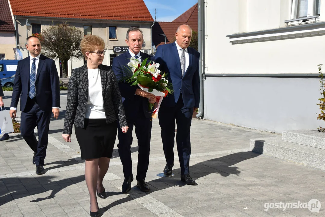 Tomasz Grodzki, marszałek Senatu RP X kadencji z wizytą w Gostyniu i Borku Wlkp.