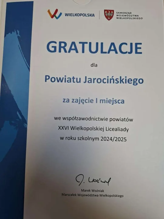 Powiat jarociński najlepszy w licealiadzie 2024/2025