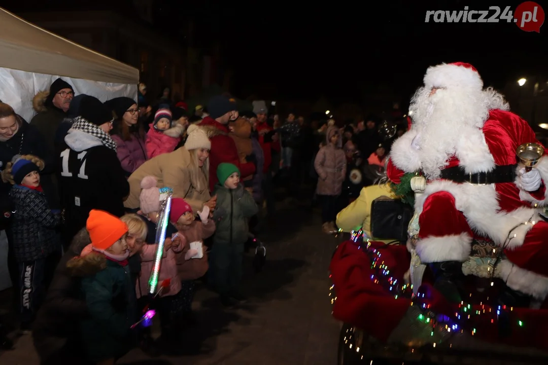 Spotkanie ze Świętym Mikołajem na Rawickim Jarmarku Bożonarodzeniowym