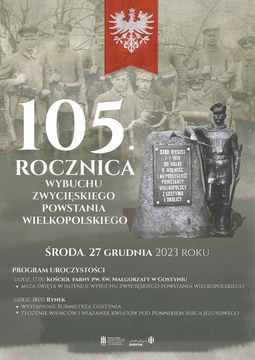 Jak będą wyglądały tegoroczne obchody Narodowego Dnia Zwycięskiego Powstania Wielkopolskiego w powiecie gostyńskim?