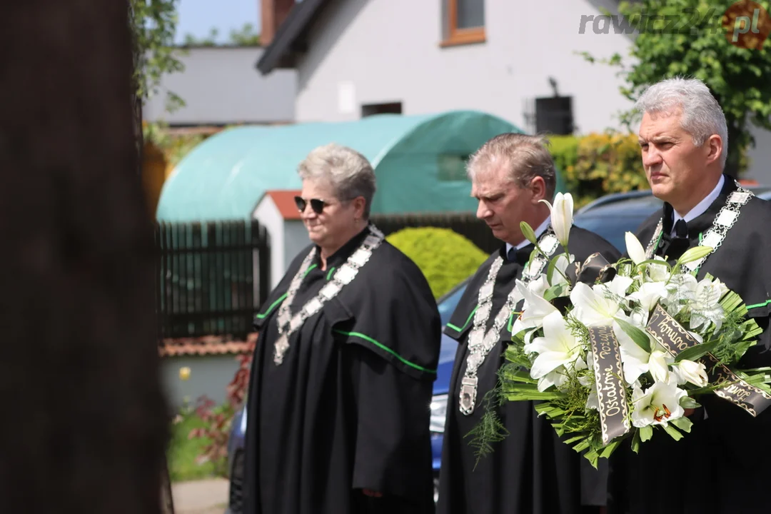 Delegacje na ceremonii pogrzebowej śp. Kazimierza Chudego