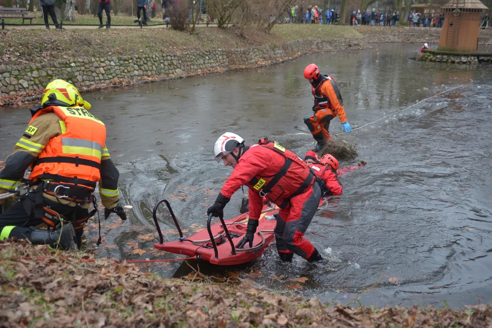 Koźmin Wlkp. Pokaz strażacki w ramach WOŚP